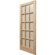 Load image into Gallery viewer, Knotty Pine Unfinished Internal Door - 15 Obscured Glazed Light Panels - All Sizes - Doors4less
