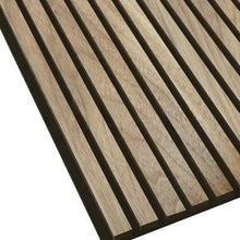 Load image into Gallery viewer, Wooden Slat Acoustic Wall Panel 2400mm x 600mm x 21mm - All Colours
