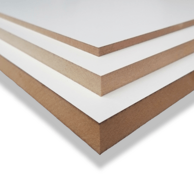 Double Sided White Melamine Faced MDF (2400mm x 1200mm) - All Sizes - Build4less