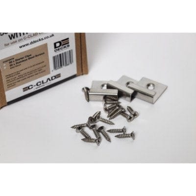 C-Clad Starter Clips and Screws  Box of 50)