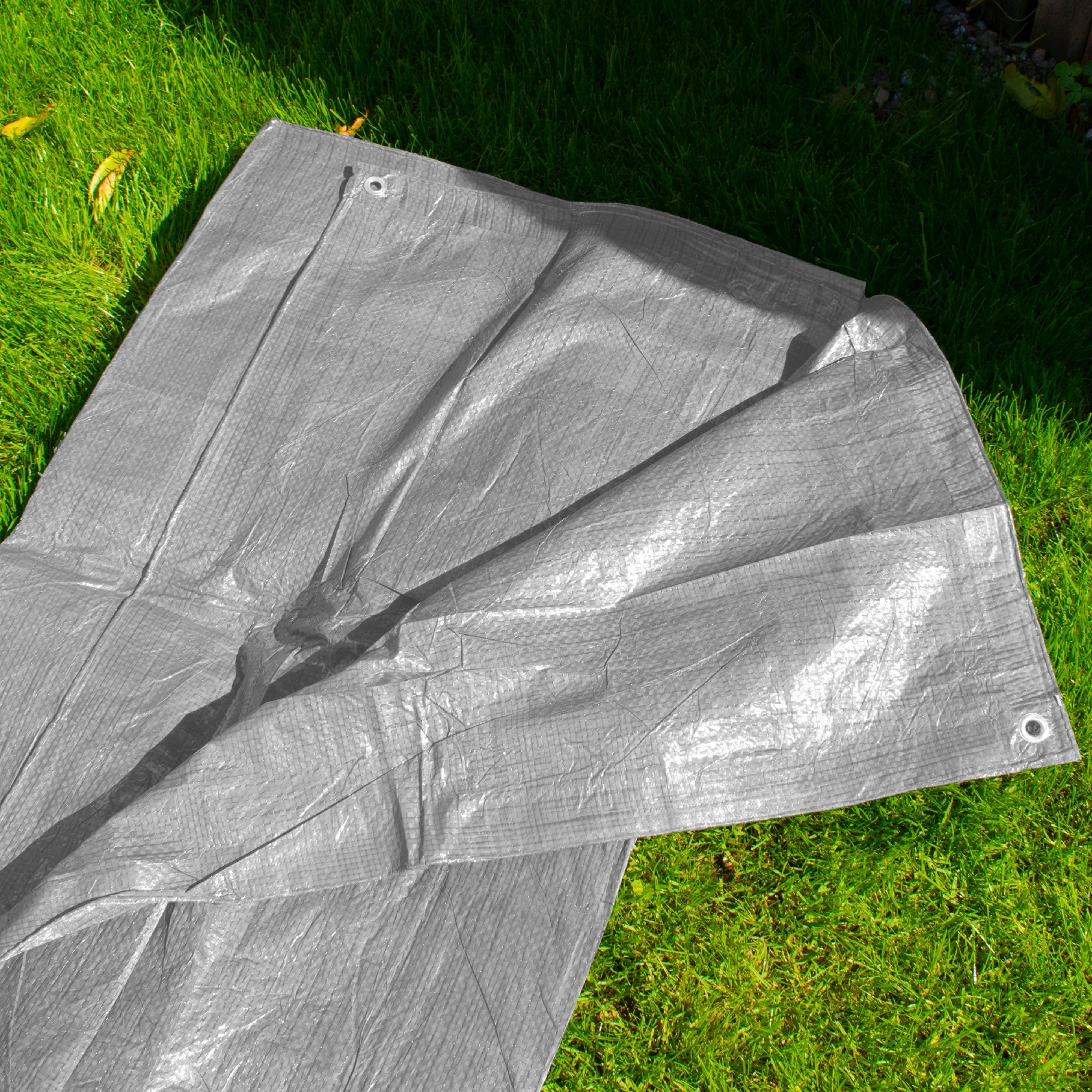 2m x 3m tarp Gray S-Grade Tarpaulin 2m x 3m – Build4less
