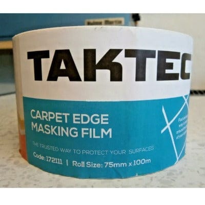 Taktec C75 Carpet Masking Tape 100m x 75mm (Box of 12) - Taktec