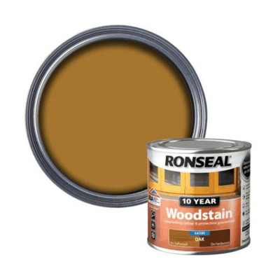 Ronseal 10 Year Natural Oak Satin Quick Dry Doors & Window Frames Wood Stain 250ml~5010214886722 01c Bq - View #2