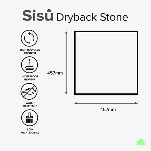 Black Slate Vinyl Flooring - Sisu LVT Dryback
