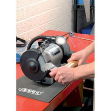 Load image into Gallery viewer, Bench Grinder with Worklight - 150mm - 370W - Draper
