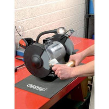 Load image into Gallery viewer, Heavy Duty Bench Grinder with Worklight - 200mm - 550W - Draper
