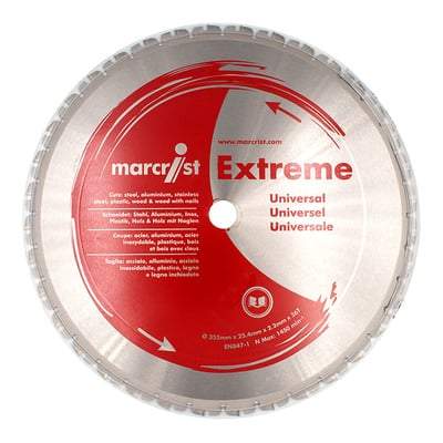 Extreme 355 Saw Blade (355mm x 25.4mm) - All Types - Marcrist Tools & Workwear