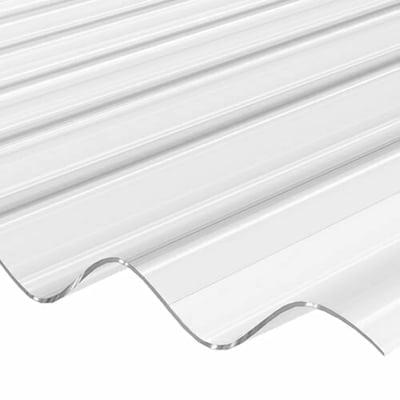 Corrapol Stormroof Low Profile Roofing Sheet - All Sizes - Clear Amber Roofing