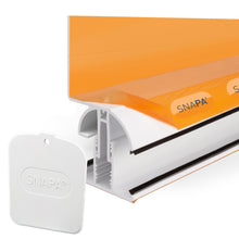 Load image into Gallery viewer, Snapa Wall Side Bar 10, 16, 25, 32, &amp; 35mm White - All Sizes - Clear Amber Roofing
