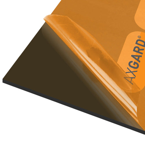 Axgard 5mm Bronze UV Protect Polycarbonate Sheets - All Sizes - Clear Amber Roofing