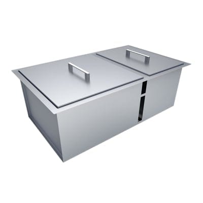 Sunstone Water Sink Double with Covers - Sunstone Outdoor Kitchens