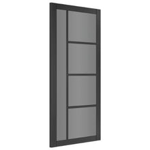 Load image into Gallery viewer, Black Prefinished Tinted Glaze Internal Door - All Sizes - Deanta

