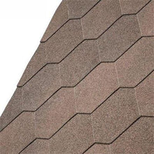 Load image into Gallery viewer, IKO Armourshield Hexagonal Bitumen Roof Shingles - Dual Brown
