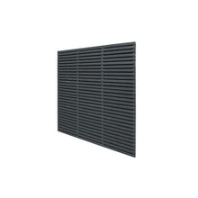 Load image into Gallery viewer, Forest 6ft x 6ft Contemporary Double Slatted Fence Panel - Anthracite Grey - Forest Garden
