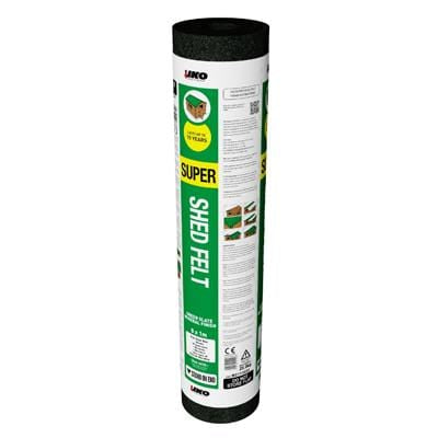IKO Super Shed Roof Felt - 8m x 1m (8m2 Roll) Green - Pallet of 49 - IKO Roofing