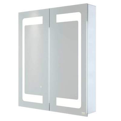 Aphrodite LED Illuminated Mirrored Recessable Cabinet with Demister, Shavers Socket and Infra Red Switch - All Sizes - RAK Ceramics