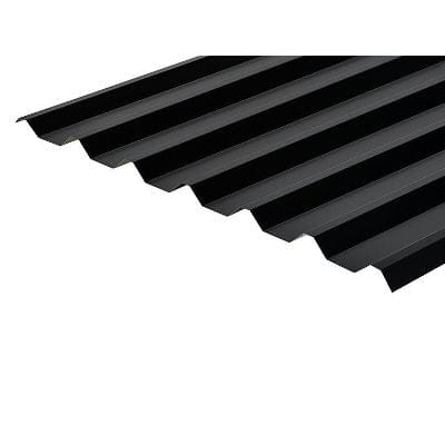 Cladco 34/1000 Box Profile Polyester Paint Coated 0.5mm Metal Roof Sheet (Black) - All Sizes - Cladco