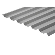 Load image into Gallery viewer, Cladco 34/1000 Box Profile Polyester Paint Coated 0.5mm Metal Roof Sheet (Light Grey) - All Sizes - Cladco

