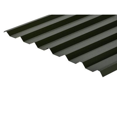 Cladco 34/1000 Box Profile Polyester Paint Coated 0.7mm Metal Roof Sheet (Juniper Green) - All Sizes - Cladco