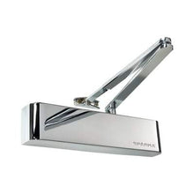 Load image into Gallery viewer, S-20 Polished Nickel Plated Overhead Door Closer with Cover and Back Check Valve - Sparka Uk
