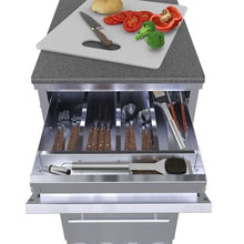 Load image into Gallery viewer, Sunstone Multifunction Cabinet (Ice Chest/Paper Holder/Cutlery Drawer) - Sunstone Outdoor Kitchens
