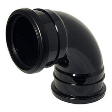 Load image into Gallery viewer, Ring Seal Soil Bend Double Socket - 110mm Black - All Angles
