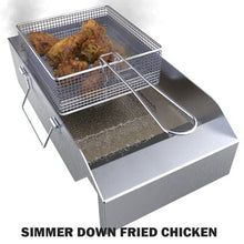 Load image into Gallery viewer, Sunstone Deep Fryer &amp; Steamer Grill Insert - Sunstone Outdoor Kitchens
