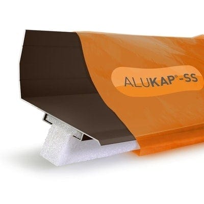 Alukap-SS Top Wall Flashing - All Sizes - Clear Amber