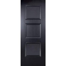 Load image into Gallery viewer, Amsterdam Black Primed 3 Panel Interior Fire Door FD30 - All Sizes - LPD Doors Doors
