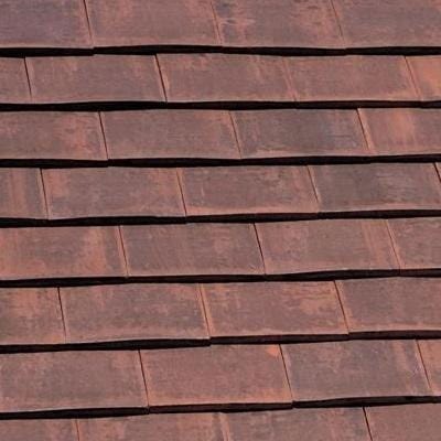 Marley Acme Double Camber Clay Plain Roof Tile Burnt Flame (Band of 12)