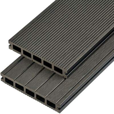 Cladco Composite Decking Board (Hollow) 150mm x 25mm x 4m - All Colours