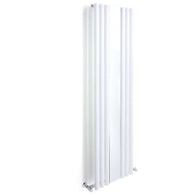 Load image into Gallery viewer, Bordeaux Vertical Wall-Mounted White Radiator - 1800 x 500mm - Aqua

