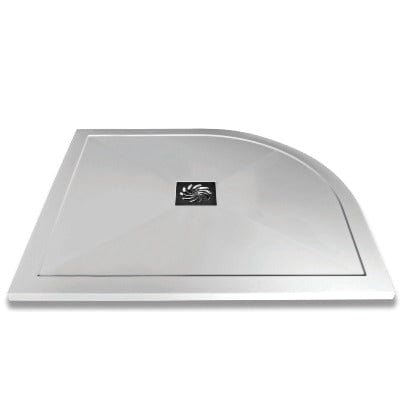 Slimline Offset Quadrant Shower Tray - All Sizes - Step In Shower Tray