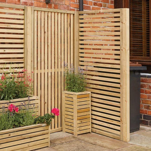 Garden Creations Vertical Slat Panel (Pack of 4) - Rowlinson Slat Panel