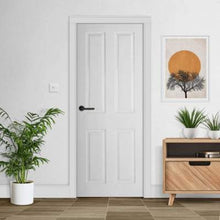 Load image into Gallery viewer, Moulded Textured White Primed 4 Panel Interior Fire Door FD30 - All Sizes - LPD Doors Doors
