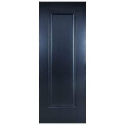 Eindhoven Black Primed 1 Panel Interior Fire Door FD30 - All Sizes - LPD Doors Doors