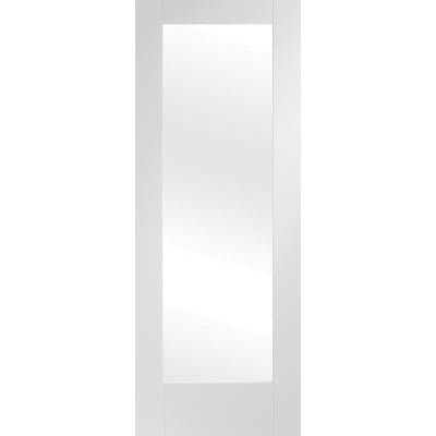 XL Joinery Pattern 10 Internal White Primed Door with Obscure Glass ...