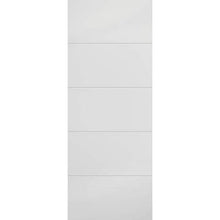 Load image into Gallery viewer, Moulded White Horizontal Four Line Primed Interior Fire Door FD30 - All Sizes - LPD Doors Doors
