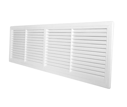 Louvre Vent D/430X110RW Classic 430mm X 110mm with Fly Screen - Best4Trade-Retail