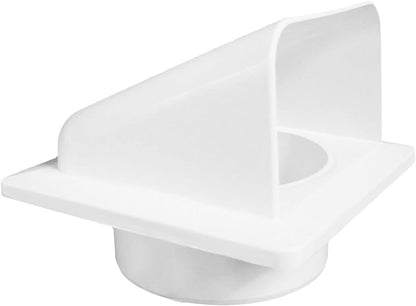 External White Louvre Vent  KRD/100 fi100mm - Best4Trade-Retail