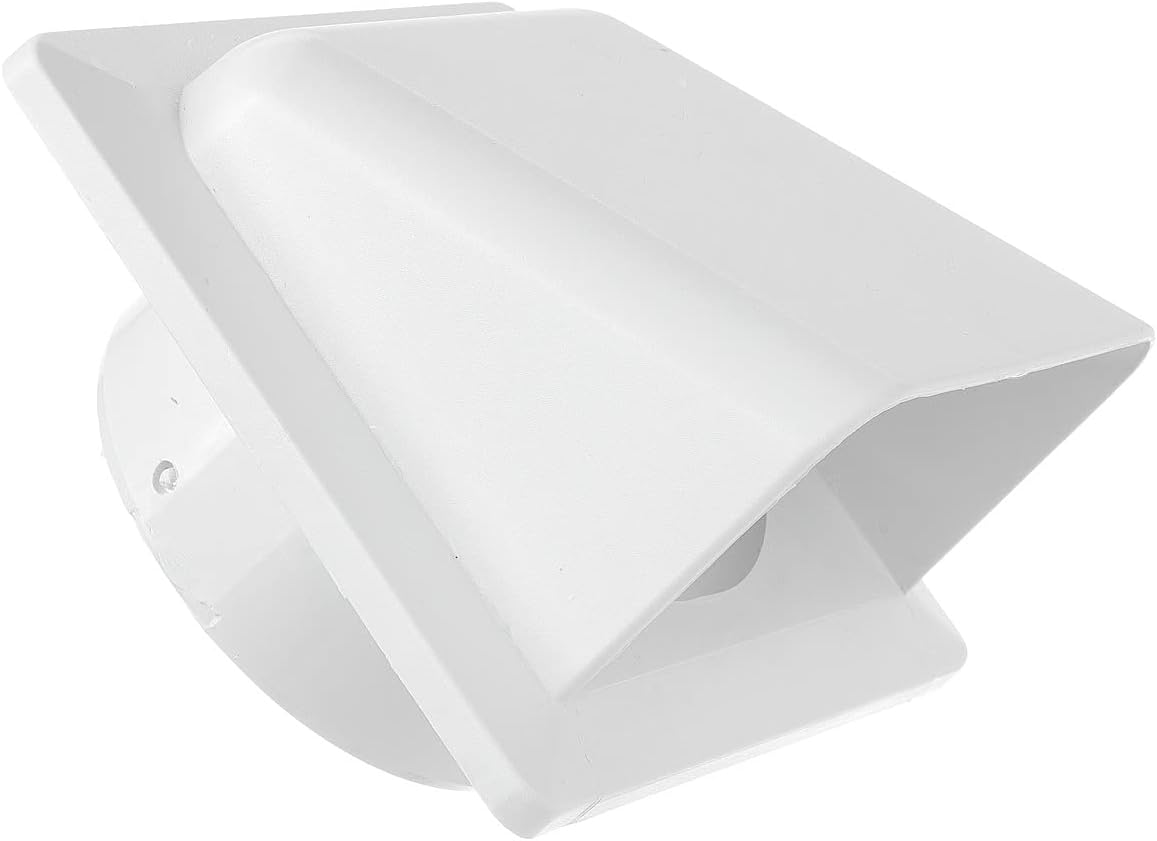 External White Louvre Vent  KRD/100 fi100mm - Best4Trade-Retail