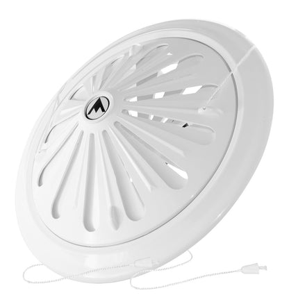 Adjustable Louvre Vent Round 80mm-160mm White - Best4Trade-Retail