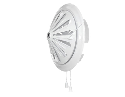 Adjustable Louvre Vent Round 80mm-160mm White - Best4Trade-Retail
