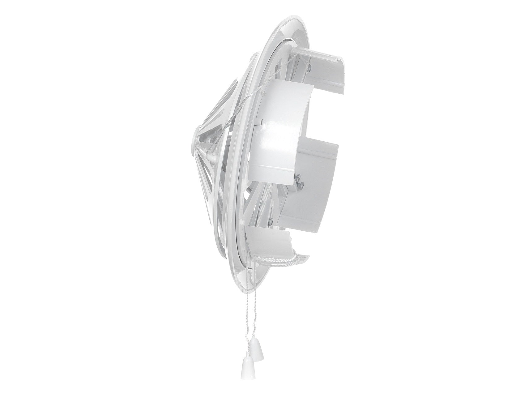 Adjustable Louvre Vent Round 80mm-160mm White - Best4Trade-Retail