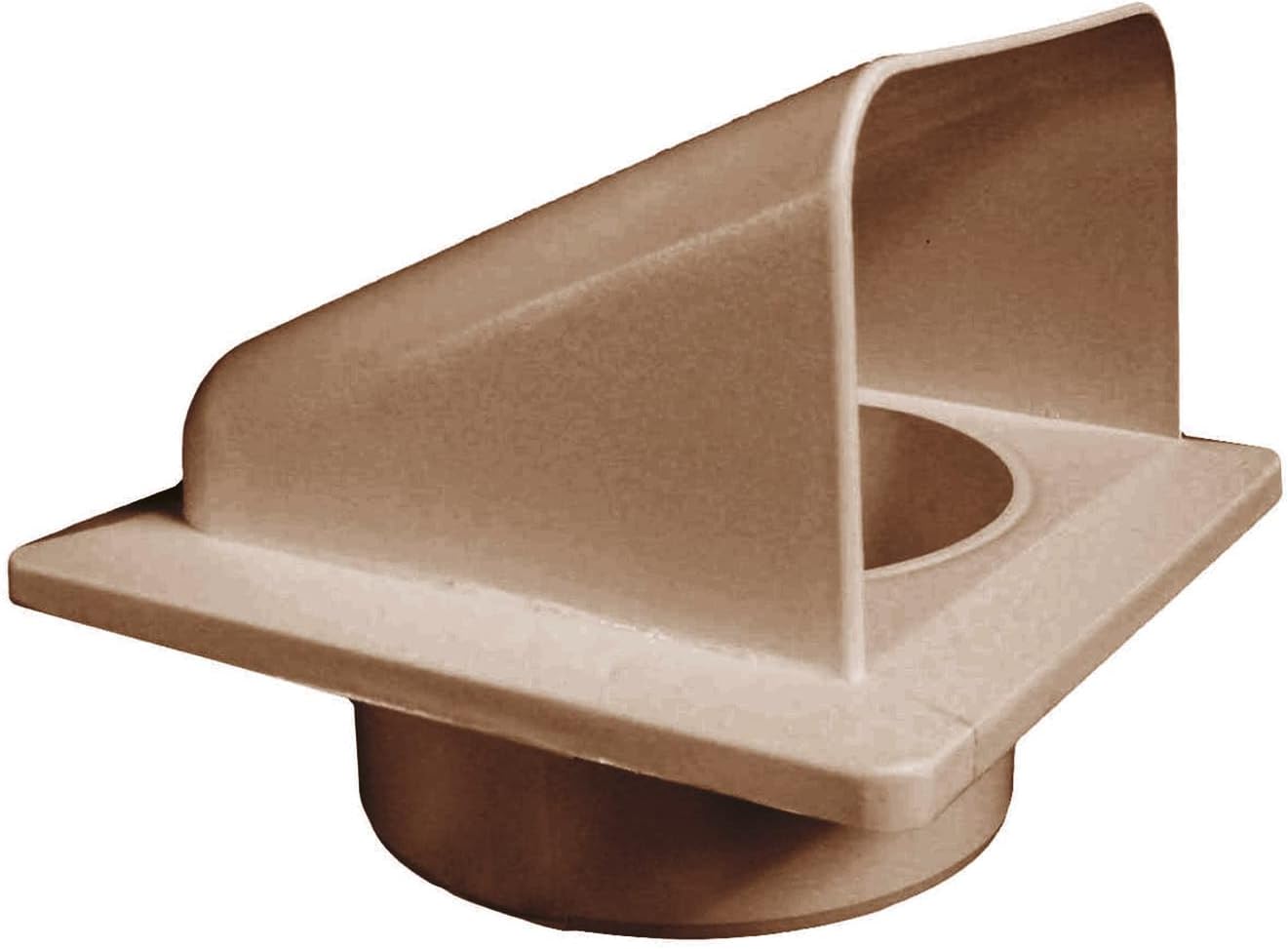 External Brown Louvre Vent  KRD/100B fi100mm - Best4Trade-Retail
