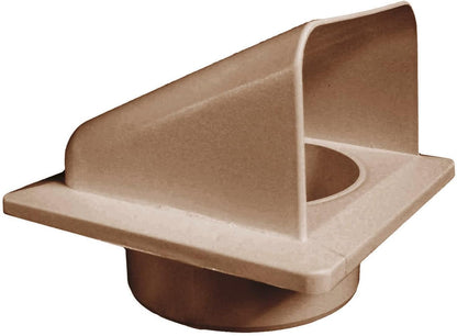 External Brown Louvre Vent  KRD/100B fi100mm - Best4Trade-Retail