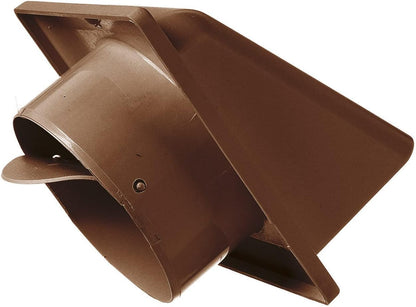 External Brown Louvre Vent  KRD/100B fi100mm - Best4Trade-Retail