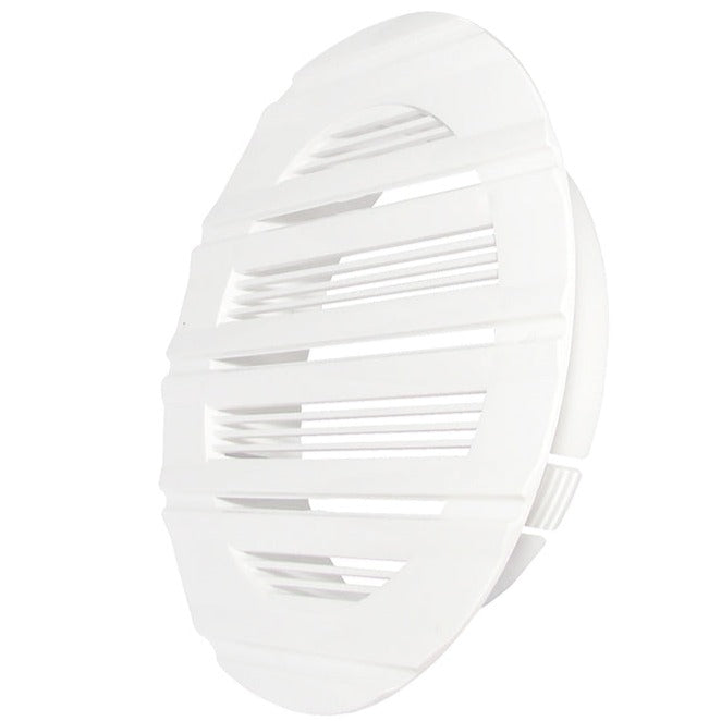 Louvre Vent Round Bella 100mm White - Best4Trade-Retail
