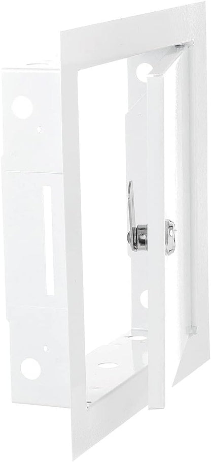 Access Panel Door Metal With Lock, White 500mm x 500mm - Best4Trade-Retail