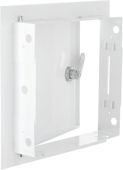 Access Panel Door Metal With Lock, White 300mm x 300mm - Best4Trade-Retail